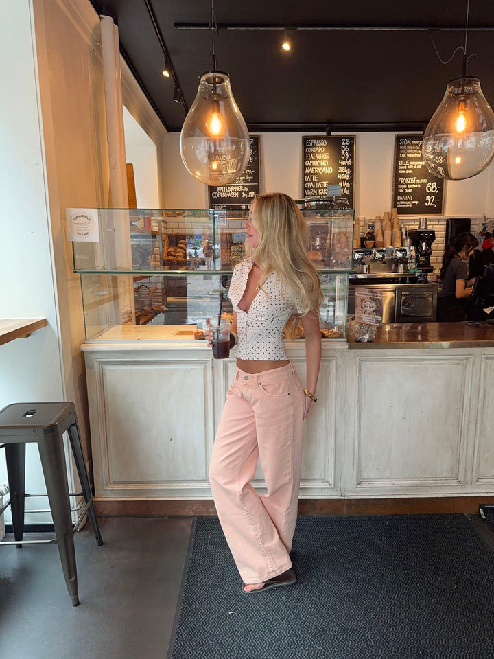 Emma | Women’s low-rise soft  baggy jeans