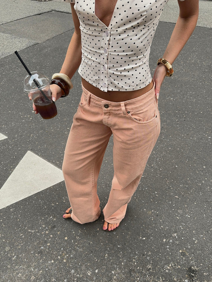 Emma | Women’s low-rise soft  baggy jeans