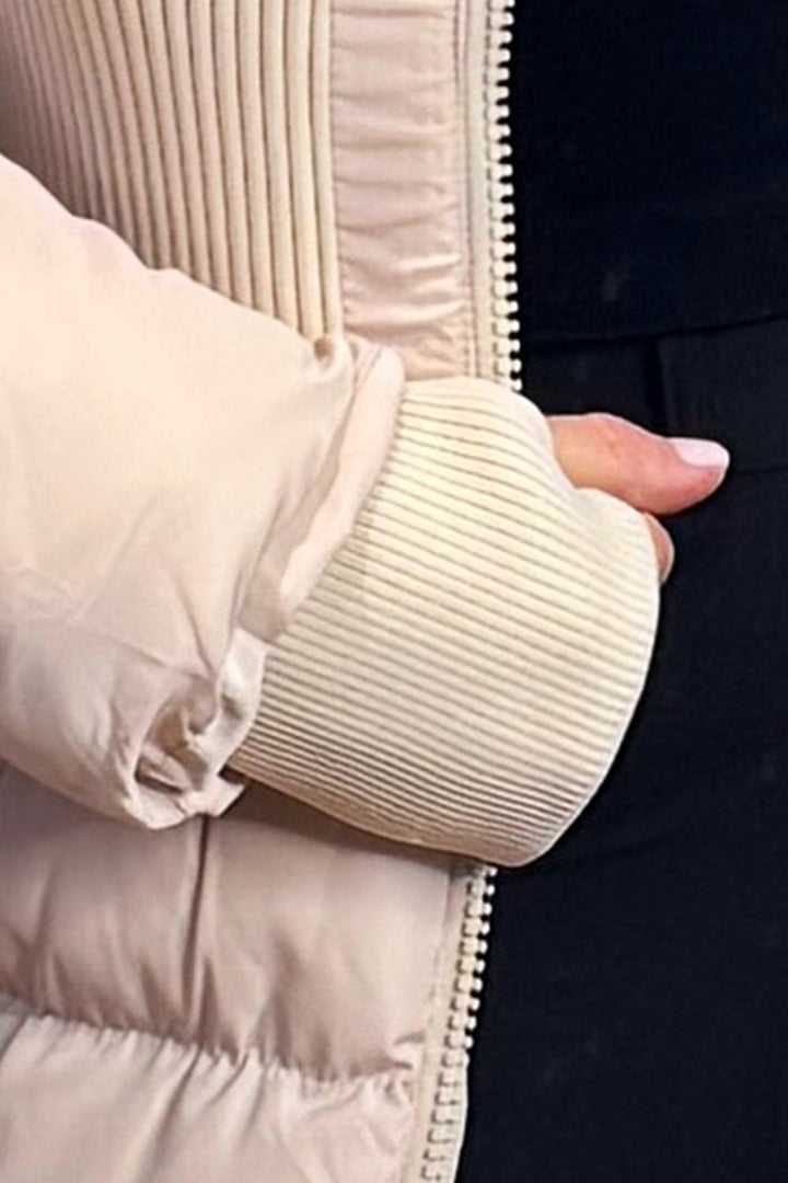 Lorelei | Women’s long padded puffer coat with contour detail