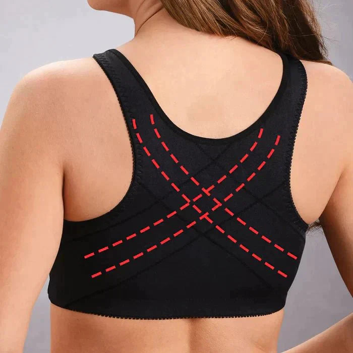 Felly | Women’s lace bra with front closure and full coverage