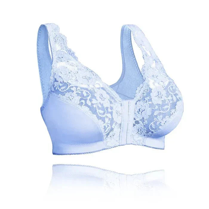 Felly | Women’s lace bra with front closure and full coverage