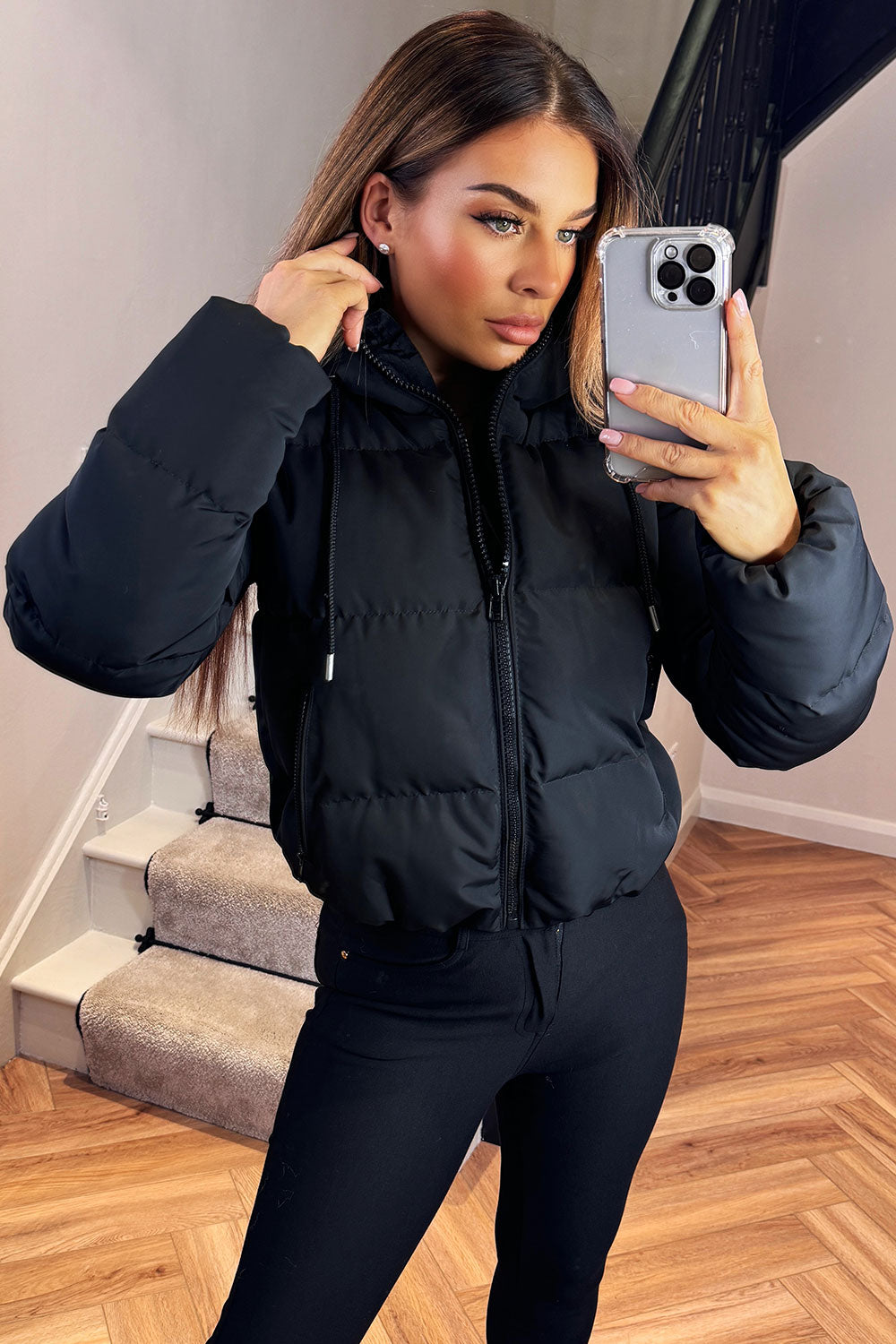 Nova | Women’s cropped hooded puffer jacket