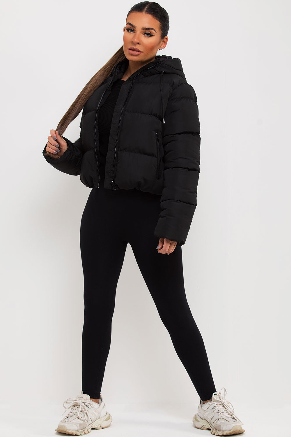Nova | Women’s cropped hooded puffer jacket