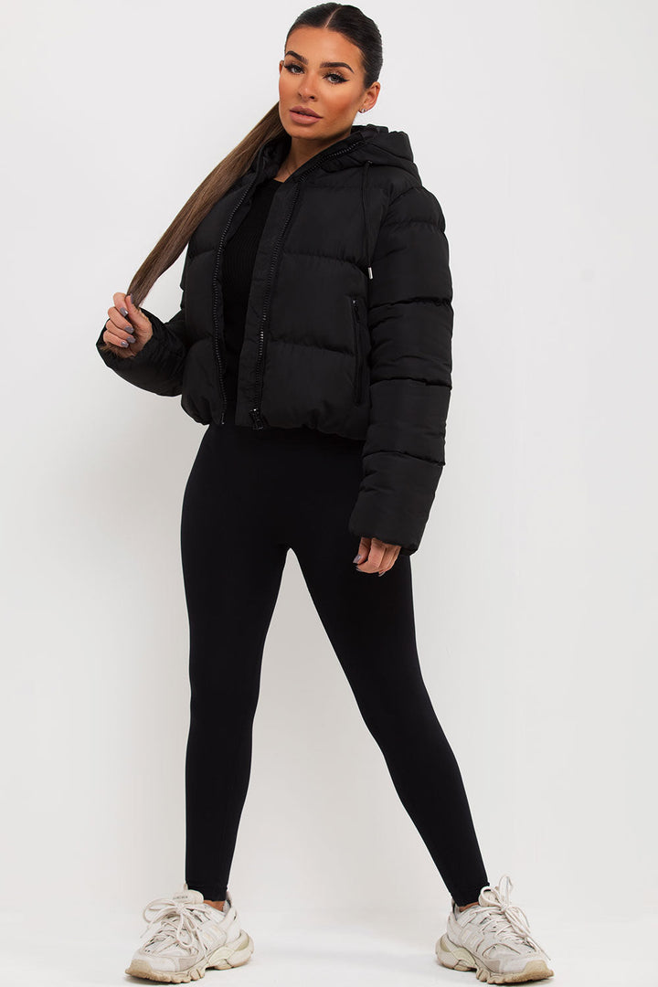 Nova | Women’s cropped hooded puffer jacket