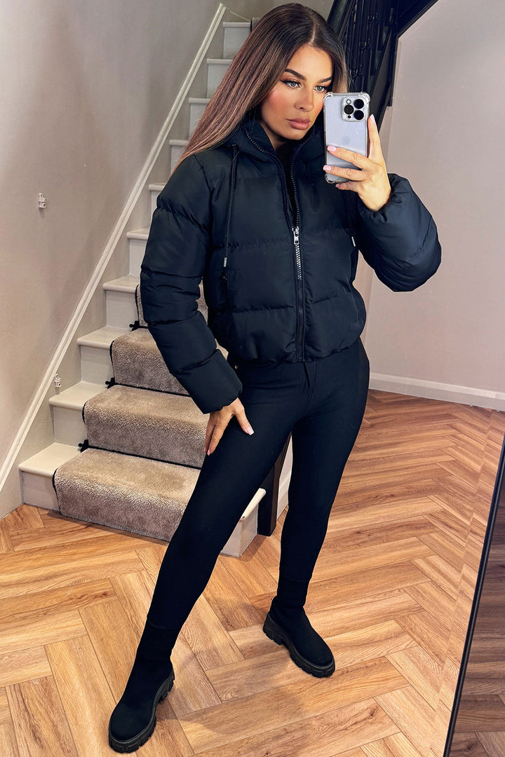 Nova | Women’s cropped hooded puffer jacket