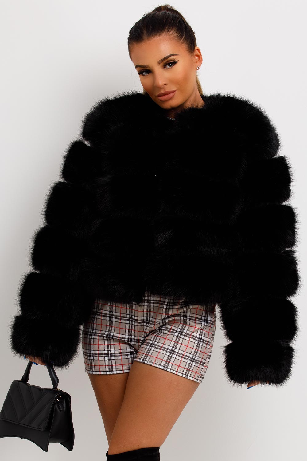Goldie | Women’s faux fur bubble coat