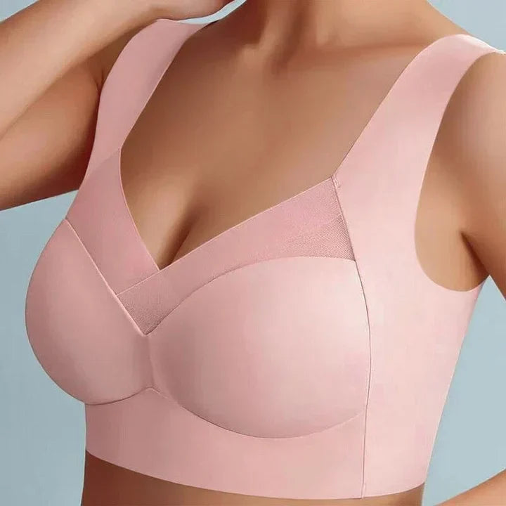 Ayesha | Women’s seamless v-neck bra with wide straps