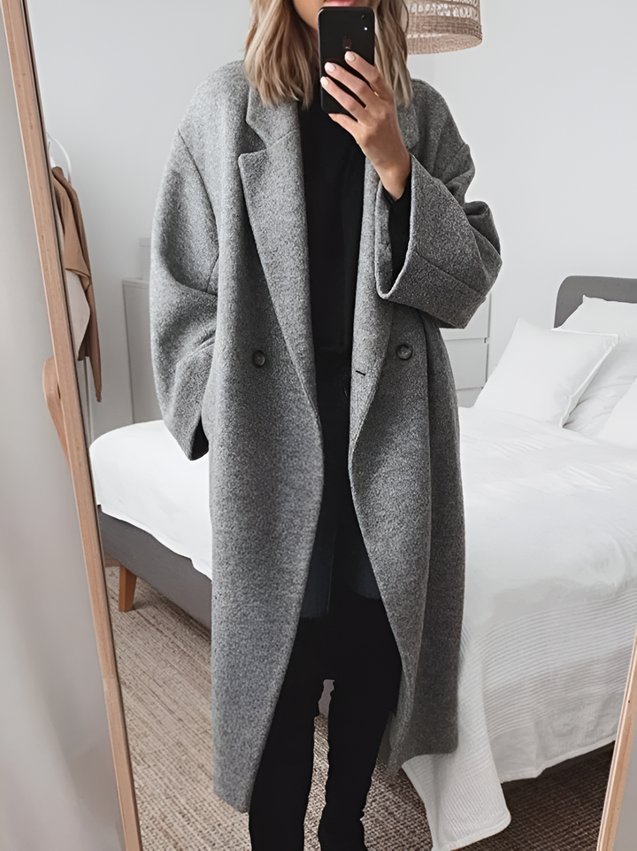 Charlot | Women’s oversized wool blend trench coat