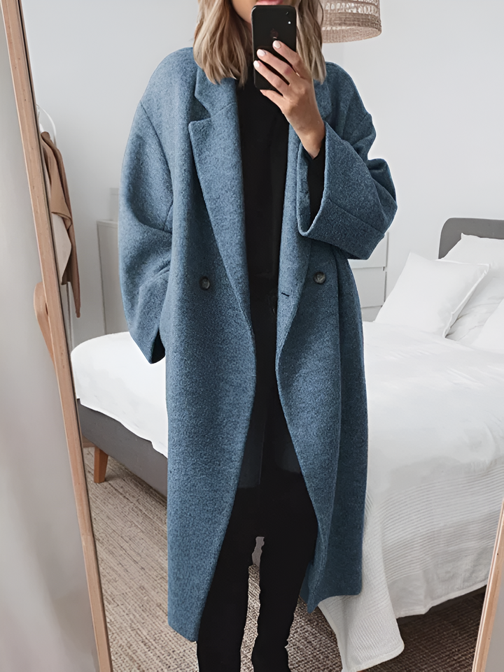 Charlot | Women’s oversized wool blend trench coat