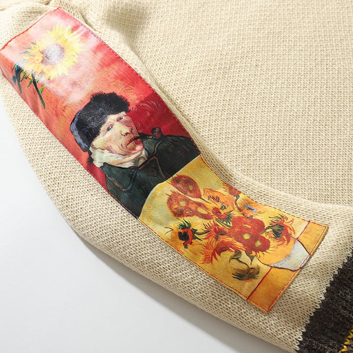 Gia | Women's printed retro sweater