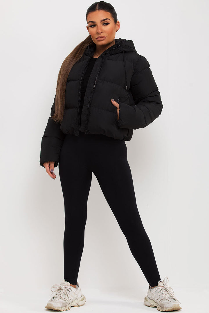 Nova | Women’s cropped hooded puffer jacket