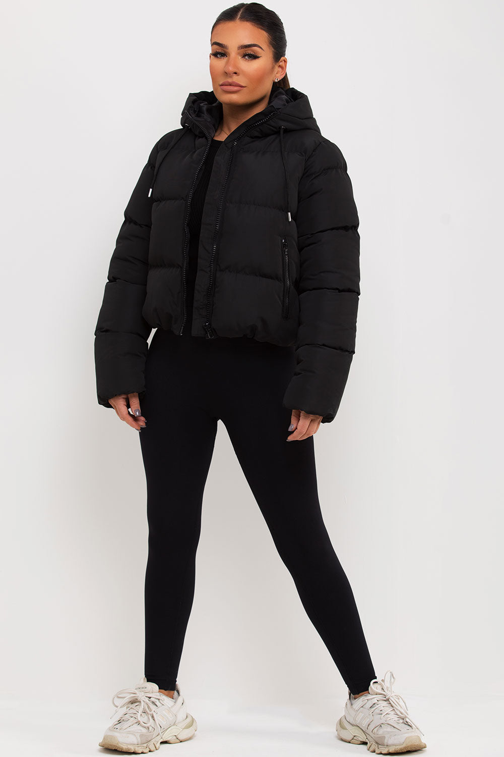Nova | Women’s cropped hooded puffer jacket