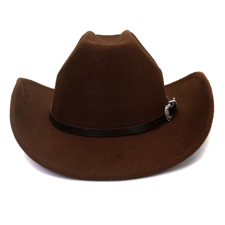 Rizza | Women's cowboy felt hat with silver buckle detail