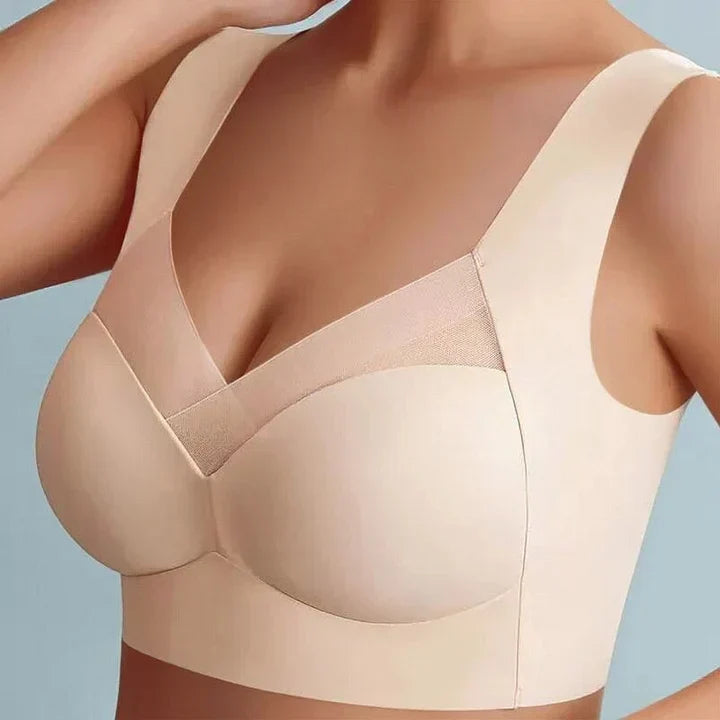 Ayesha | Women’s seamless v-neck bra with wide straps
