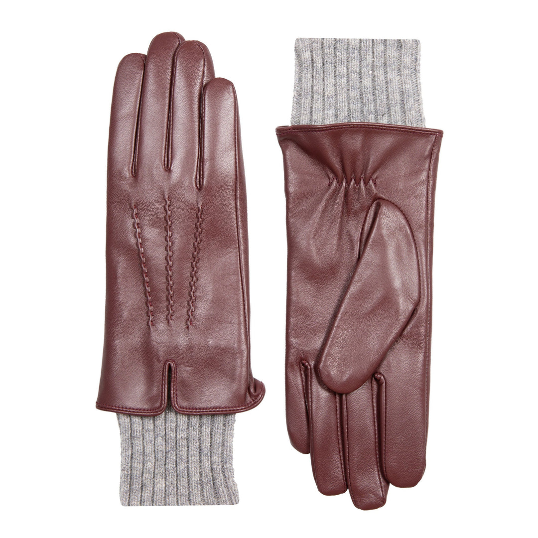 Hazel  | Women’s winter gloves with knit cuffs and stitched detail