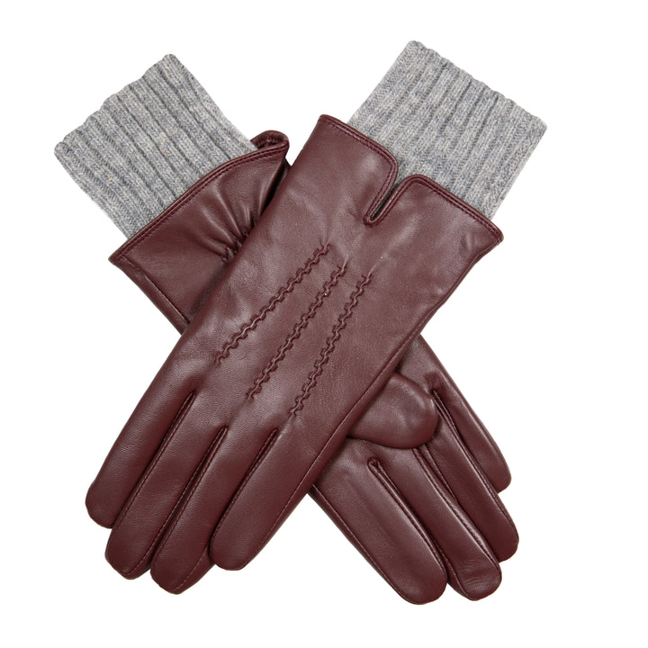 Hazel  | Women’s winter gloves with knit cuffs and stitched detail