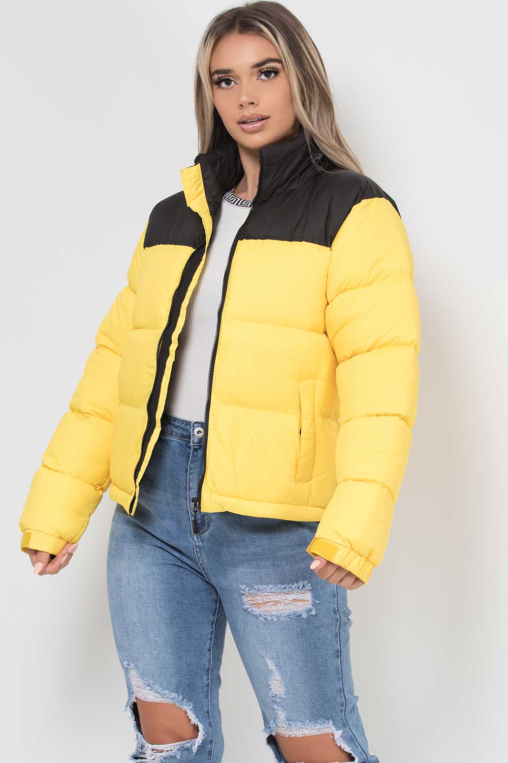 Neriah | Women’s color-block puffer jacket